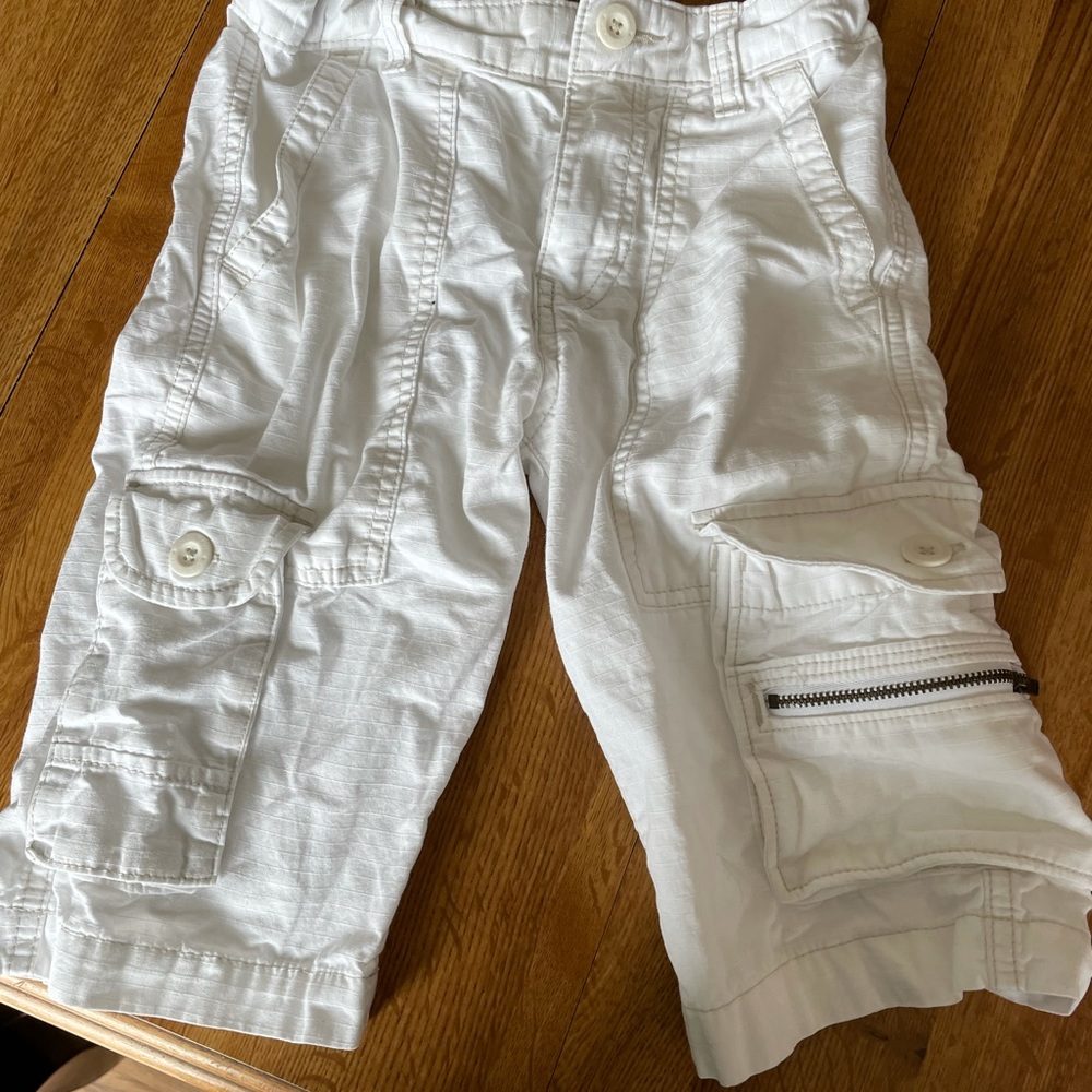 Old navy white cargo shorts
